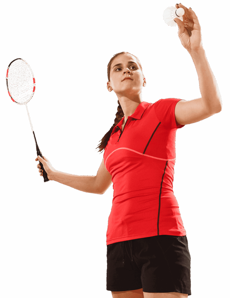 Young woman playing badminton 7D3LTYJ min min.png